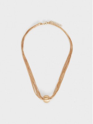 Short Necklace With Sphere