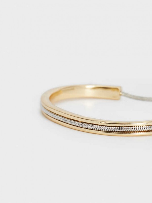 Two-Tone Adjustable Bracelet
