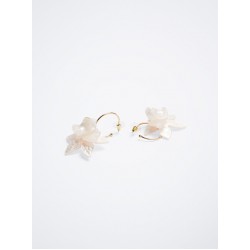 Flower Hoop Earrings 195269_LKU
