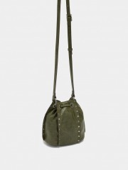 Чанта с капси в зелено Чанта с капси в зелено