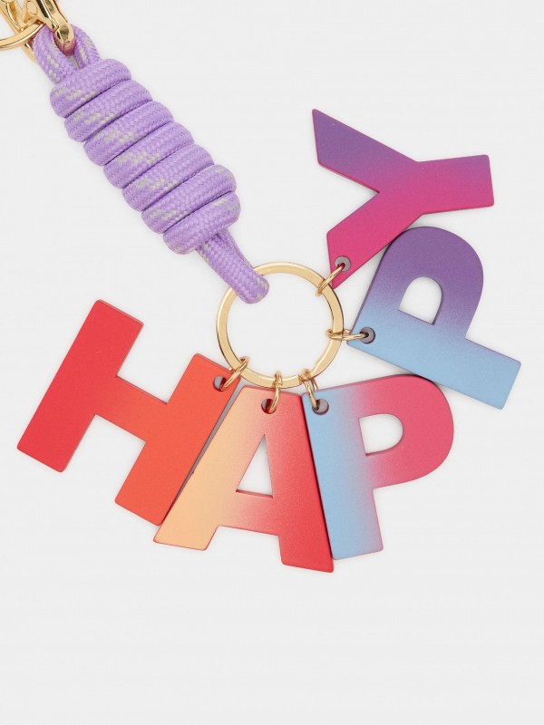 Ключодържател с надпис HAPPY