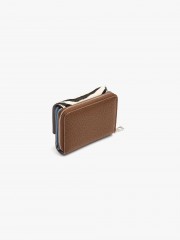 Малък портфейл с кожени детайли Малък портфейл с кожени детайли