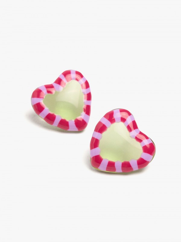 Обици от серията Glass Heart